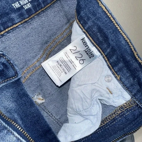 kensie jeans vintage luxe Denim‎ Skirt - Picture 9 of 9